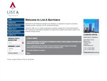 Tablet Screenshot of barristers.com.au